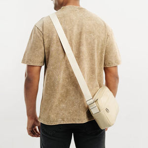 Camiseta extragrande de algodón con estampado de logotipo personalizado de alta calidad para hombre, camiseta de manga larga con patrón sólido al por mayor - Product Image 2