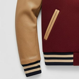 Chaqueta Varsity Personalizada con Bordado Chenille, Chaqueta Universitaria Vintage para Hombre, Chaqueta Letterman con Botones para Hombre - Product Image 3