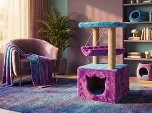 Amistar CatJoy Classic – Eco Jute Multi-Level <b>Cat</b> <b>Tree</b>, Durable & Safe Playground for All Size <b>Cats</b> - Product Image 5
