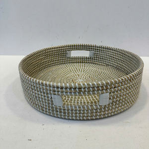 ถาดหญ้าทะเลหรูหรา 1 ใบ พร้อมเชือก PP ตะกร้าเก็บของอเนกประสงค์ เป็นมิตรกับสิ่งแวดล้อม ความคลาดเคลื่อนของขนาด <1 ซม. ความคลาดเคลื่อนของน้ำหนัก <5% - Product Image 3