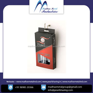 High Quality Stainless Steel Shaving Razor <b>Set</b> with Synthetic Hair Brush Skin-friendly Soft Touch <b>Mens</b> Shave Kit at Low Price - Product Image 6