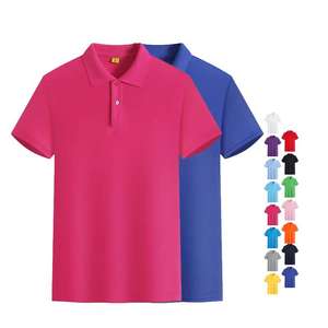 เสื้อโปโลแขนสั้นสำหรับผู้ชาย, เสื้อโปโลใส่เล่นกอล์ฟผ้าโพลีเอสเตอร์แห้งออกแบบแบรนด์ของคุณเอง - Product Image 1