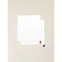 Serviettes tissées 100% coton, lot de 2, 25x25cm, pour usage domestique, par DAISO