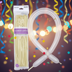 Globos de Látex Decotex 260s Transparentes para Decoración y Fiestas - Product Image 3