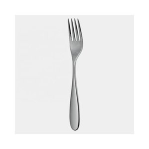 Tenedor de Metal más vendido, vajilla de boda plateada de acero inoxidable, juego de tenedor de fruta con mango de diseño plano grueso - Product Image 4