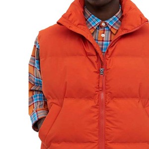 Chaquetas acolchadas sin mangas con cuello levantado para hombre, chaleco acolchado con burbujas para exteriores, chaquetas acolchadas para otoño e invierno, estilo callejero - Product Image 5