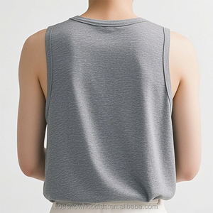 Camiseta sin Mangas Personalizada OEM, Camiseta Deportiva, Camiseta de Tirantes, Camiseta de Algodón Acanalado para Hombre - Product Image 2