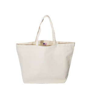 <b>Medium</b> Carry-All Large Canvas Tote <b>Bag</b> Durable Eco-Friendly Beach <b>Bag</b> Letter Washable Recyclable for Daily Use Advertising Made - Product Image 1