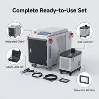 Nouvelle machine de nettoyage au laser à fibre pulsée de 500 W, qualité industrielle, pour enlever la rouille et la peinture |   Câble de 10m/20m pour accéder aux parties intérieures des canalisations difficiles d'accès