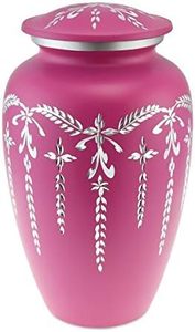 Urne funéraire en métal de luxe de grande capacité, design nouveau, faite à la main, vase de sol, couleur fumée, pour la vente en gros - Product Image 4