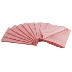 แผ่นรองซับฉี่แบบใช้แล้วทิ้งยี่ห้อเฮาส์แบรนด์ สีชมพูอมเทา ผ้ากันเปื้อนผู้ป่วย 2 ชั้นกระดาษ/1 ชั้นโพลี แบบเรียบ 13 x 18 - Product Image 1