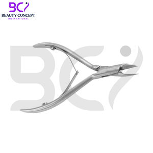 คีมตัดมุมโค้งมนที่มีความแม่นยำในการตัดเล็บที่เท้าเครื่องมือการทำจากสเตนเลสขนาด10ซม. - Product Image 5