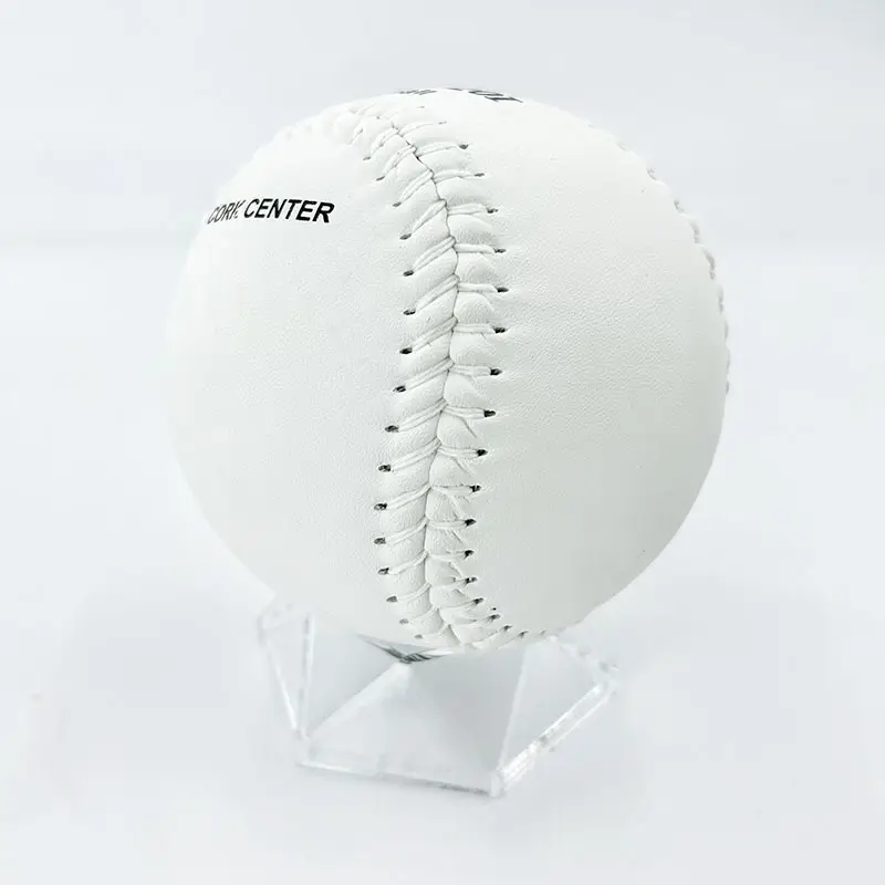 カスタム公式サイズ12インチホワイトPVCスポーツゲームソフトボールトレーニングボール