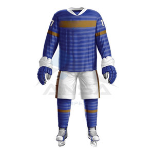 Uniforme de Hockey sobre Hielo Personalizado de la Mejor Calidad, Bordado e Impresión por Sublimación, Jersey y Pantalones Cortos de Equipo Personalizados, Nuevo Diseño - Product Image 1
