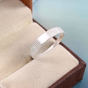 Bague de fiançailles classique en argent sterling 925 pour femme, bouclier d'amour, pour fête, sans nickel et sans plomb - Product Image 4