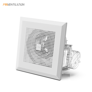 Système de ventilation d'extraction silencieux pour salle de bain et bureau, à montage au plafond carré, 16W 24W, vente en gros usine - Product Image 1