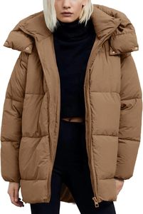 Veste matelassée unisexe à capuche imperméable et coupe-vent, style streetwear, personnalisable, multicolores, 2026 - Product Image 4