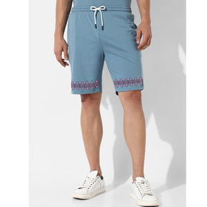 Blue Printed Oversized T-Shirt & <b>Shorts</b> Wholesale Rate With Own Design Best Seller Unique Style T Shirt <b>Short</b> Set - Product Image 5