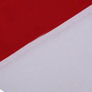 Camiseta Deportiva Sublimada para Hombre |   Tela de Poliéster con Bloques de Color Rojo y Blanco |   Transpirable de Secado Rápido - Product Image 6