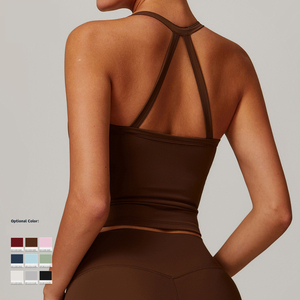 เสื้อกีฬาแฟชั่นผ้ายืดสำหรับผู้หญิงเสื้อมีตะเข็บแต่งตะเข็บแบบลำลองสำหรับฤดูร้อน - Product Image 5