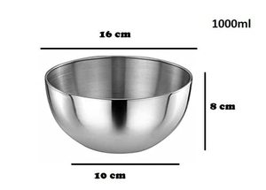Elegant Customized <b>Stainless</b> <b>Steel</b> Salad <b>Bowl</b> Disposable Dishwasher Safe for Parties Solid Serving Dish - Product Image 2