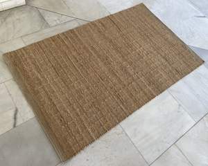 Alfombra india de yute 100% hecha a mano, precio de fábrica, moderna, geométrica, lavable, decorativa, natural, reversível, directamente del fabricante. - Product Image 5