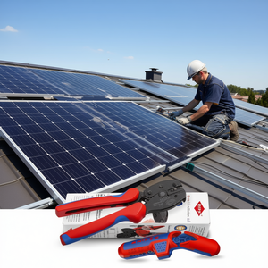 Knipex Photovoltaic Installations <b>Set</b> (2 Pcs.)-Wire Crimpers for Professional Use - Product Image 3