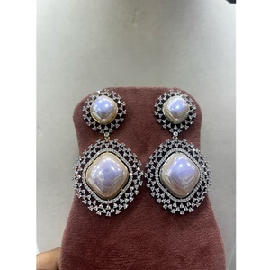 Lujosos pendientes elegantes para mujer, pendientes elegantes para fiesta, accesorios de moda con piedra de circón para regalos - Product Image 1