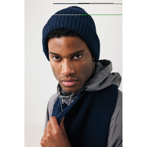 Cappello a maglia doppio a impatto consapevole™Accessori per sport invernali realizzati in polilana® - Product Image 3