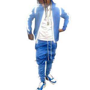 Trajes Deportivos Personalizados de Invierno para Hombre, de la Mejor Calidad, con Franjas Reflectantes, Ecológicos, Transpirables, de Poliéster/Algodón, de Secado Rápido para Correr - Product Image 5