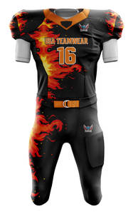 Uniformes de football américain nouvelle conception imprimés par sublimation style unique Offre Spéciale équipement de football grande taille - Product Image 4