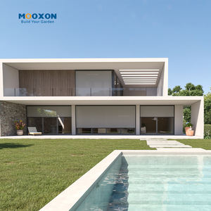 Stores verticales d'<span class=keywords><strong>extérieur</strong></span> de haute qualité, motorisées électriques, écologiques, imperméables, coupe-vent, résistantes aux UV, occultantes pour patio - Product Image 6