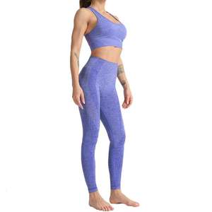 Couleur personnalisée Prix raisonnable Ensemble de yoga pour femmes Meilleure vente Ensemble de yoga pour femmes Nouveau style Ensemble de yoga pour femmes - Product Image 2