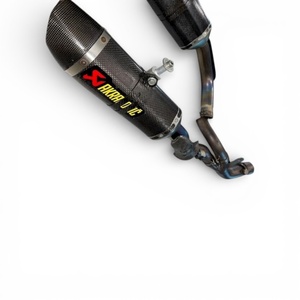 Système d'échappement de course haute performance Akrapovic en carbone et titane pour Yamaha R1 09-14, nouveaux silencieux en fibre de carbone - Product Image 3
