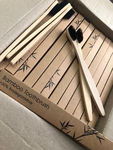 PRECIO BARATO CEPILLO DE DIENTES DE BAMBÚ ECOLÓGICO VIETNAM CEPILLO DE DIENTES DE BAMBÚ DE CERDAS SUAVES TOP TENDENCIA 2024 DE LOTO AZUL - Product Image 2