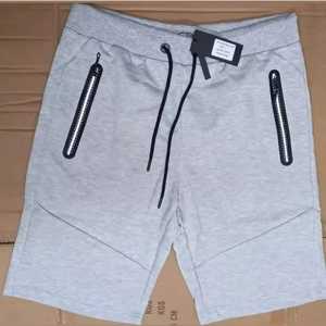Pantalones cortos informales personalizables de alta calidad Unisex, lona impermeable transpirable, cintura media, patrón sólido, logotipo personalizado, cordón - Product Image 4