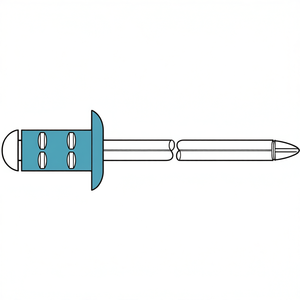 Rivets aveugles GESIPA PolyGrip 4,8 x 15 mm en acier inoxydable, lot de 50 pièces - Product Image 3