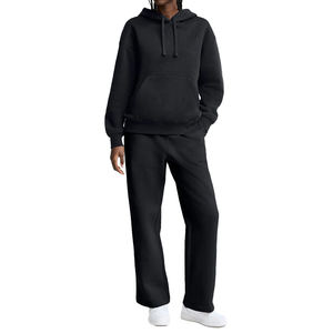 Sudadera con Capucha de Felpa de Peso Medio Premium para Mujer, Mezcla de Algodón, Estilo Casual con Hombros Caídos, Personalizable, para Invierno - Product Image 5