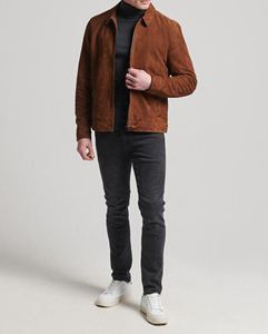 Chaqueta de Motociclista de Piel de Vaca y Lona Unisex Premium, Vintage, Impermeable, Ecológica, Gruesa, Duradera y de Alta Calidad - Product Image 3