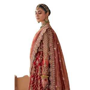 Robe de mariée traditionnelle pour femmes dentelle cristal décoration coupe régulière longueur au sol pour les occasions de fête de mariage évacuation de l'humidité - Product Image 4