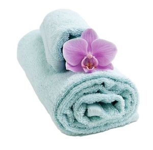 Toalla de baño de algodón orgánico con estampado de patrón personalizable, toalla de golf desechable de secado rápido para niños, diseño tejido a cuadros, uso en el baño - Product Image 4