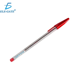 Prodotto in Plastica con Cristallo Centrale a Forma di Piuma Rossa - Product Image 1