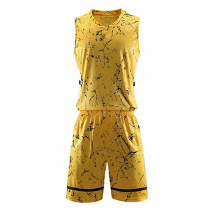 Maillots de basket-ball imprimés par sublimation de qualité supérieure, 100% polyester, unisexe, adultes, grandes tailles, séchage rapide, respirant - Product Image 1