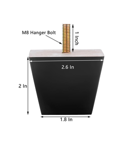 ขาเฟอร์นิเจอร์ไม้เนื้อแข็งระดับพรีเมี่ยมสำหรับเฟอร์นิเจอร์ห้องครัวเก้าอี้ไม้ทนทานและขาโต๊ะขาเฟอร์นิเจอร์สำหรับห้องครัว - Product Image 2