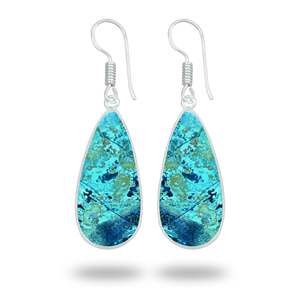 Pendientes de Piedras Preciosas Naturales, Regalos con Forma de Piedras Curativas, Pendientes de Shattuckita Natural, Joyería Hecha a Mano al por Mayor - Product Image 5