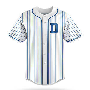 Vente en gros uniforme d'équipe de baseball et maillot de baseball brodé pour clubs Tissu doux respirant Design - Product Image 5