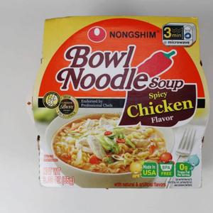 NONGSHIM BOWL NOODLE POLLO PICANTE PAQUETE DE 12 - Product Image 3