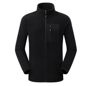 Sudadera con Capucha de Forro Polar Sólido para Exteriores, Chaqueta Cálida de Invierno para Senderismo y Camping, Transpirable, Unisex, Térmica, Personalizable OEM ODM, Venta al Por Mayor - Product Image 1