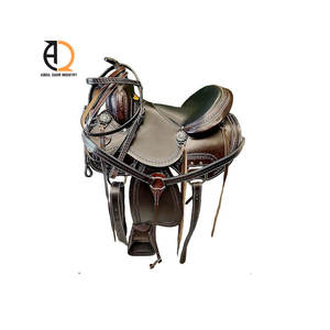 Selle d'équitation en cuir occidental de haute qualité - Product Image 6