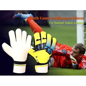 Vente en gros prix d'usine de gants de gardien de but pour jeunes adultes gants de football professionnel gants de football respirant gants de gardien de but - Product Image 5